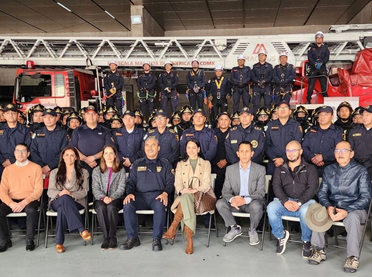 Inauguration of the Electric Vehicle Incident Management Course for the Heroic Fire Department of Mexico City